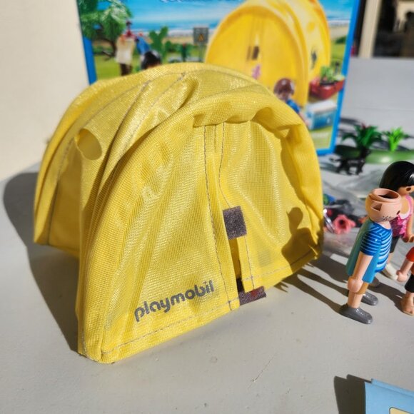 Playmobil Family Camping Set Playset Summer Fun 5435 with Tent Replacement Parts - Picture 6 of 14